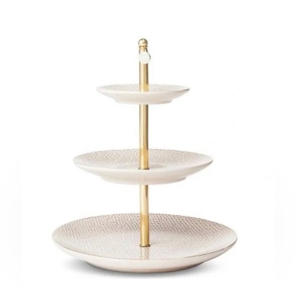 West Emory: 3-Tiered Ceramic Jewel Platter (Gently Used but Excellent Condition) - Picture 3 of 8